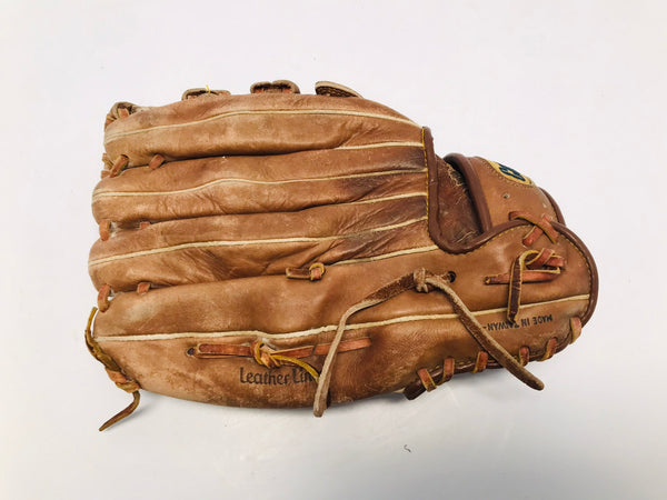Baseball Glove Adult Size 12.5 inch Cooper Diamon Leather Well Made Fits Left Hand