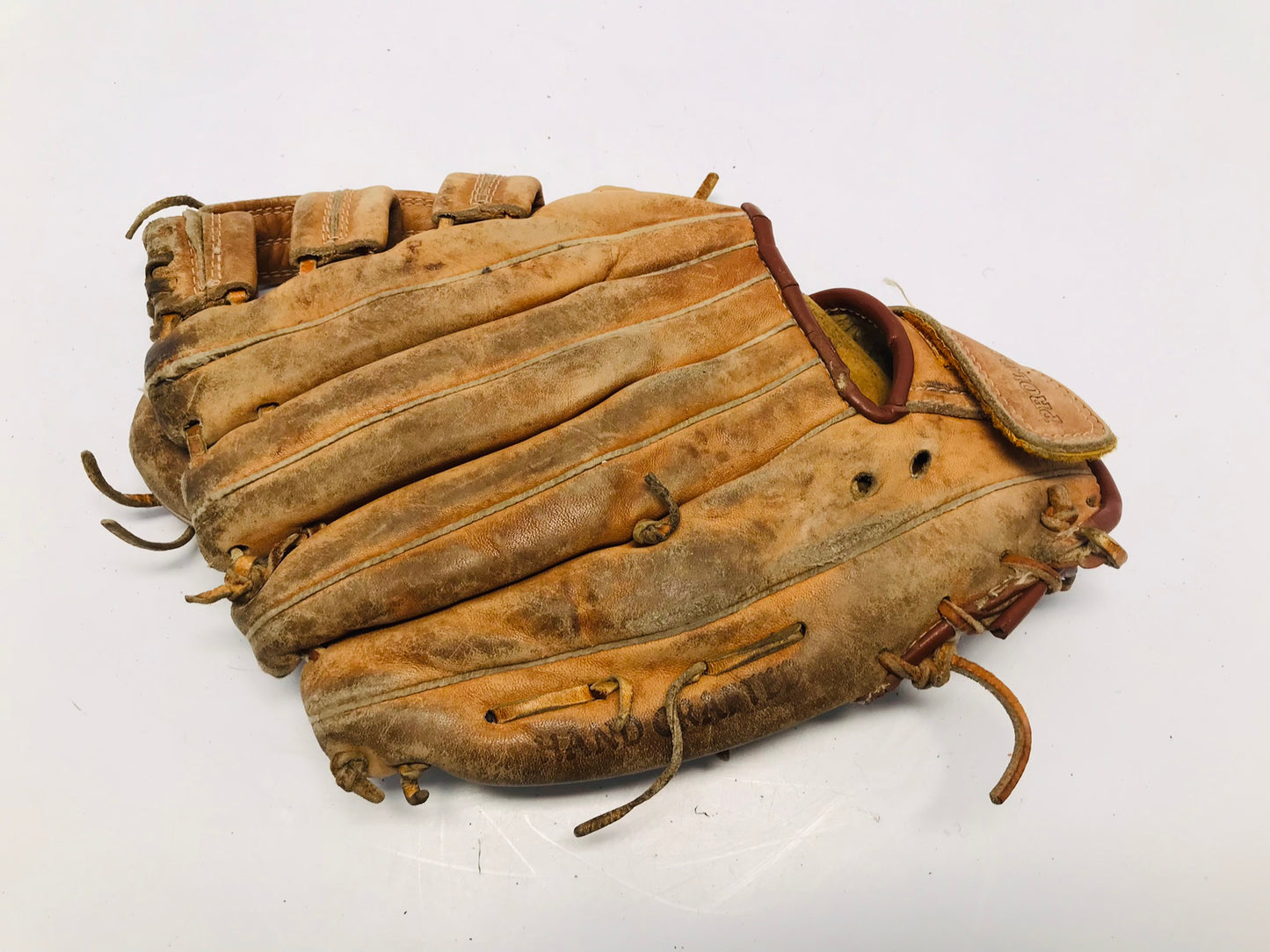 Baseball Glove Adult Size 12 inch Macgregor  Leather Well Made Fits Left Hand