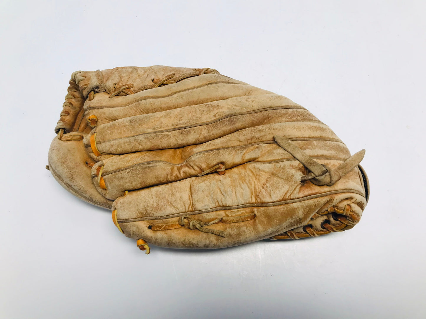 Baseball Glove Adult Size 13 inch Wilson Pro Tan Leather Fits on Left Hand