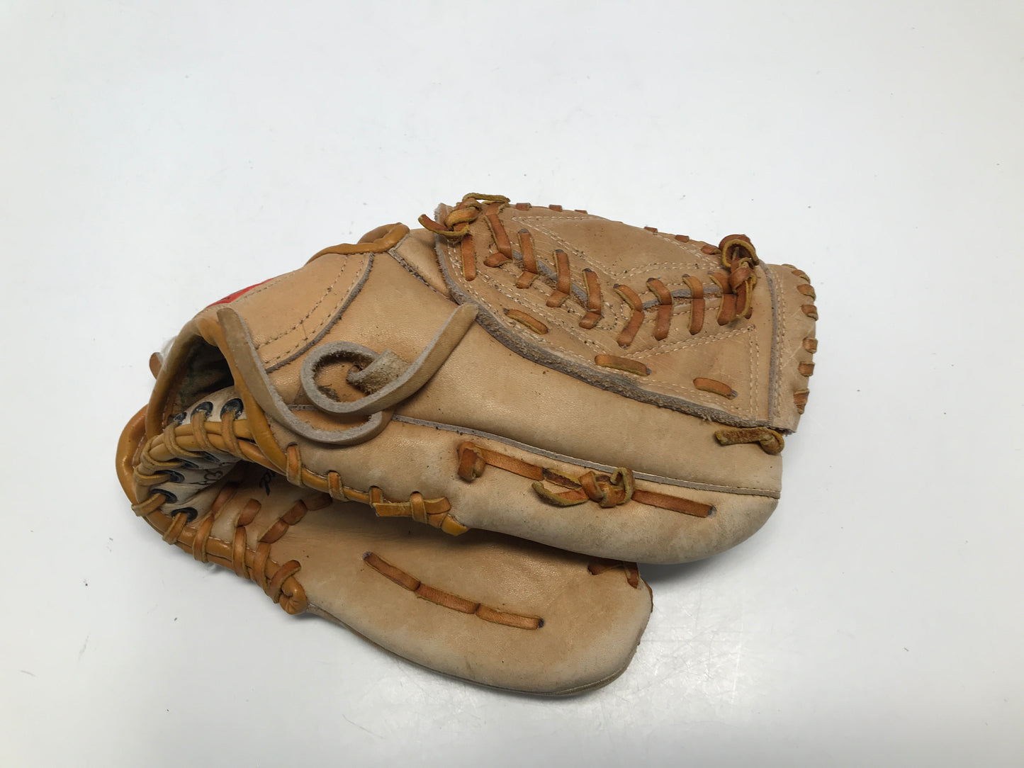 Baseball Glove Child Size 11.5 Mac Greaser Tan Leather Fits Left Hand