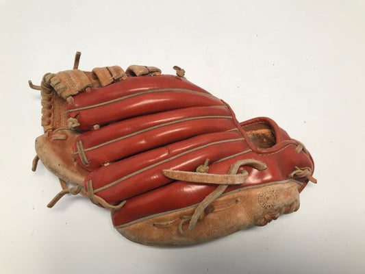 Baseball Glove Men's Size 12in Cooper Tan Leather Fits On Right Hand