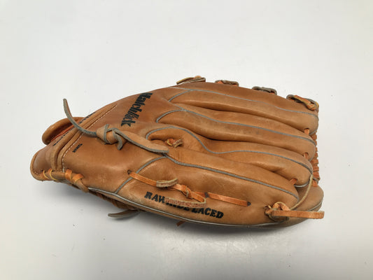 Baseball Glove Men's Size 13.5 Macgregor Tan Leather Fits On Right Hand Excellent