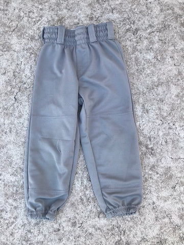 Baseball Pants Child Size 4 X Small Rawlings Grey Excellent