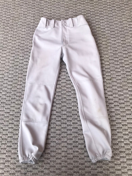Baseball Pants Child Size Large 10-12 Mizuno Grey Few Small Marks Excellent