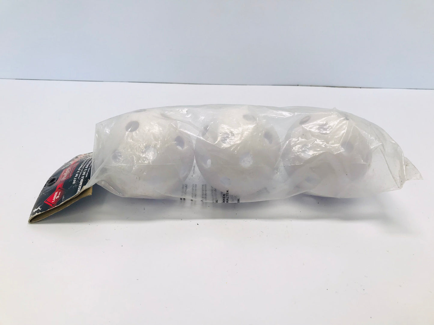 Baseball Practice Wiffle Ball Style Balls Rawlings New In Bag Set of 3