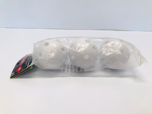Baseball Practice Wiffle Ball Style Balls Rawlings New In Bag Set of 3