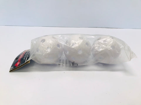 Baseball Practice Wiffle Ball Style Balls Rawlings New In Bag Set of 3