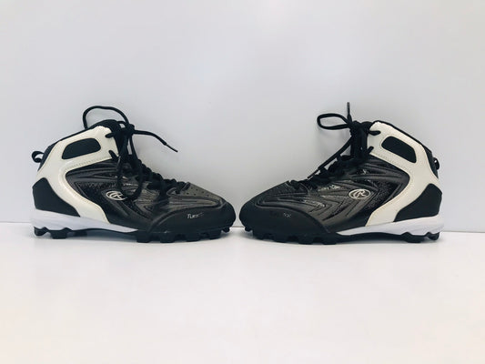 Baseball Shoes Cleats Men's Size 6 Black White Excellent