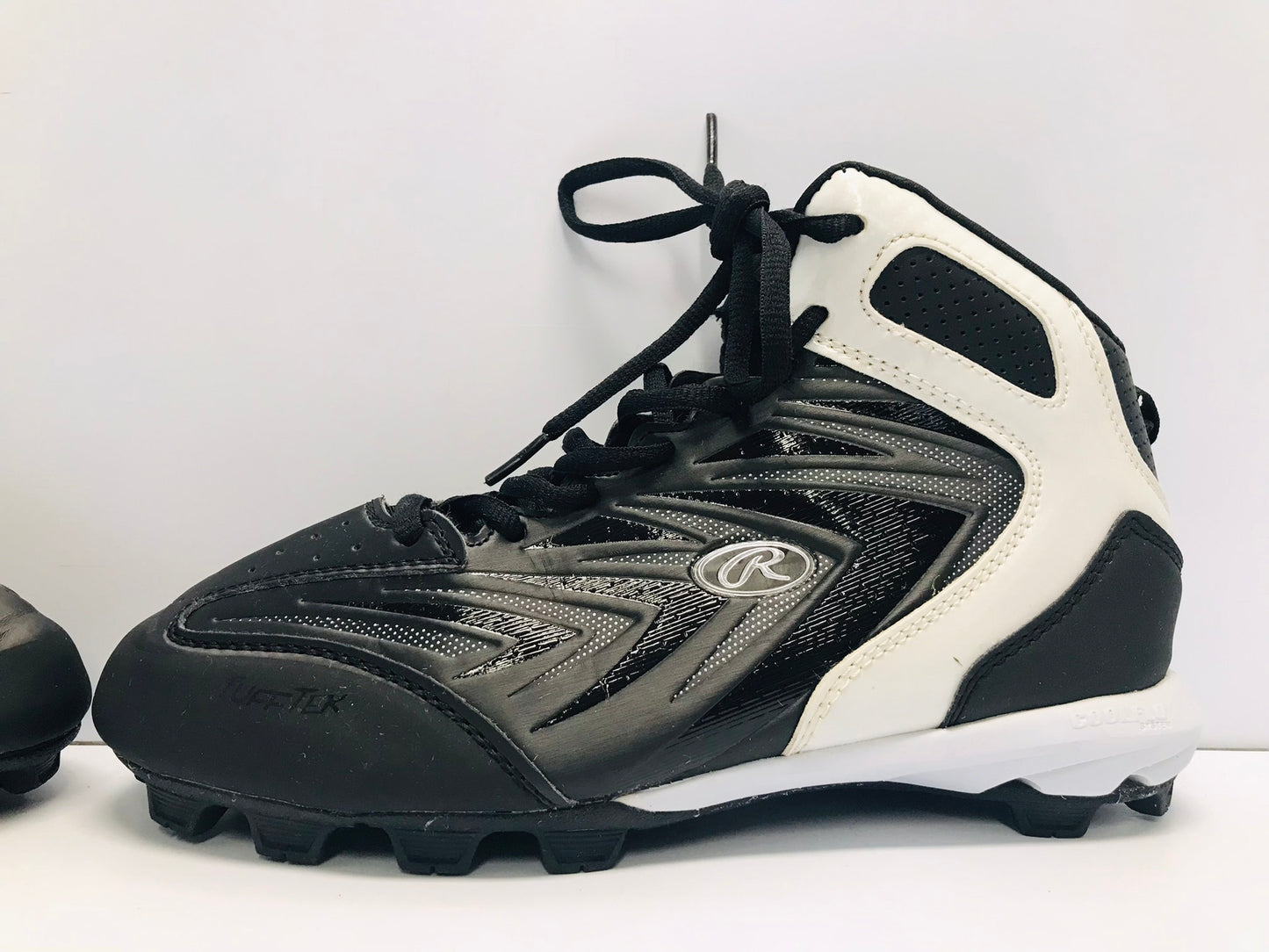 Baseball Shoes Cleats Men's Size 6 Black White Excellent