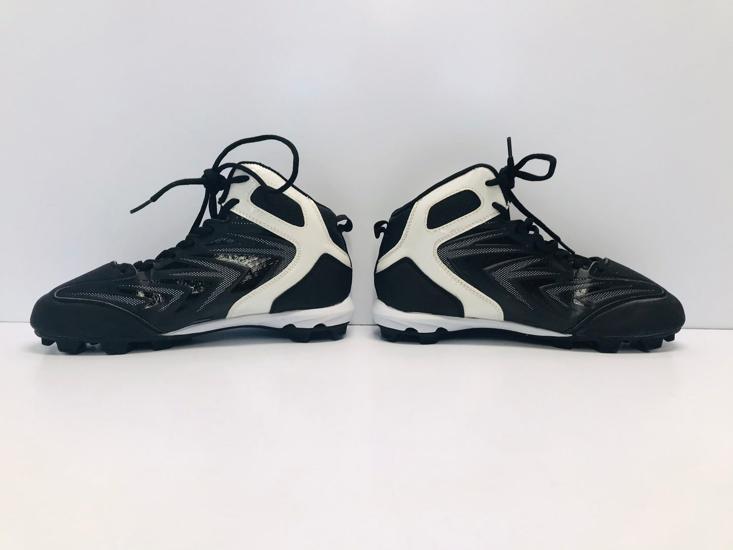 Baseball Shoes Cleats Men's Size 6 Black White Excellent