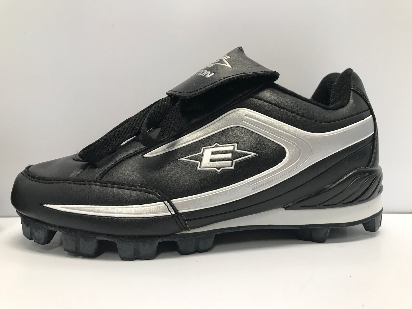 Baseball Shoes Cleats Men's Size 6 Easton Black Grey Like New
