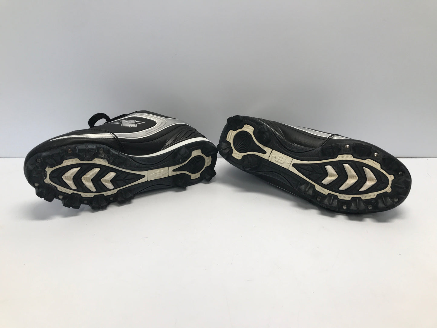 Baseball Shoes Cleats Men's Size 6 Easton Black Grey Like New