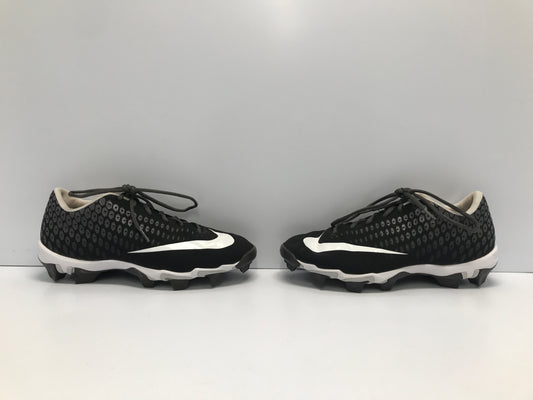 Baseball Shoes Cleats Men's Size 8 Wide Nike Vapor Black Grey White Like New