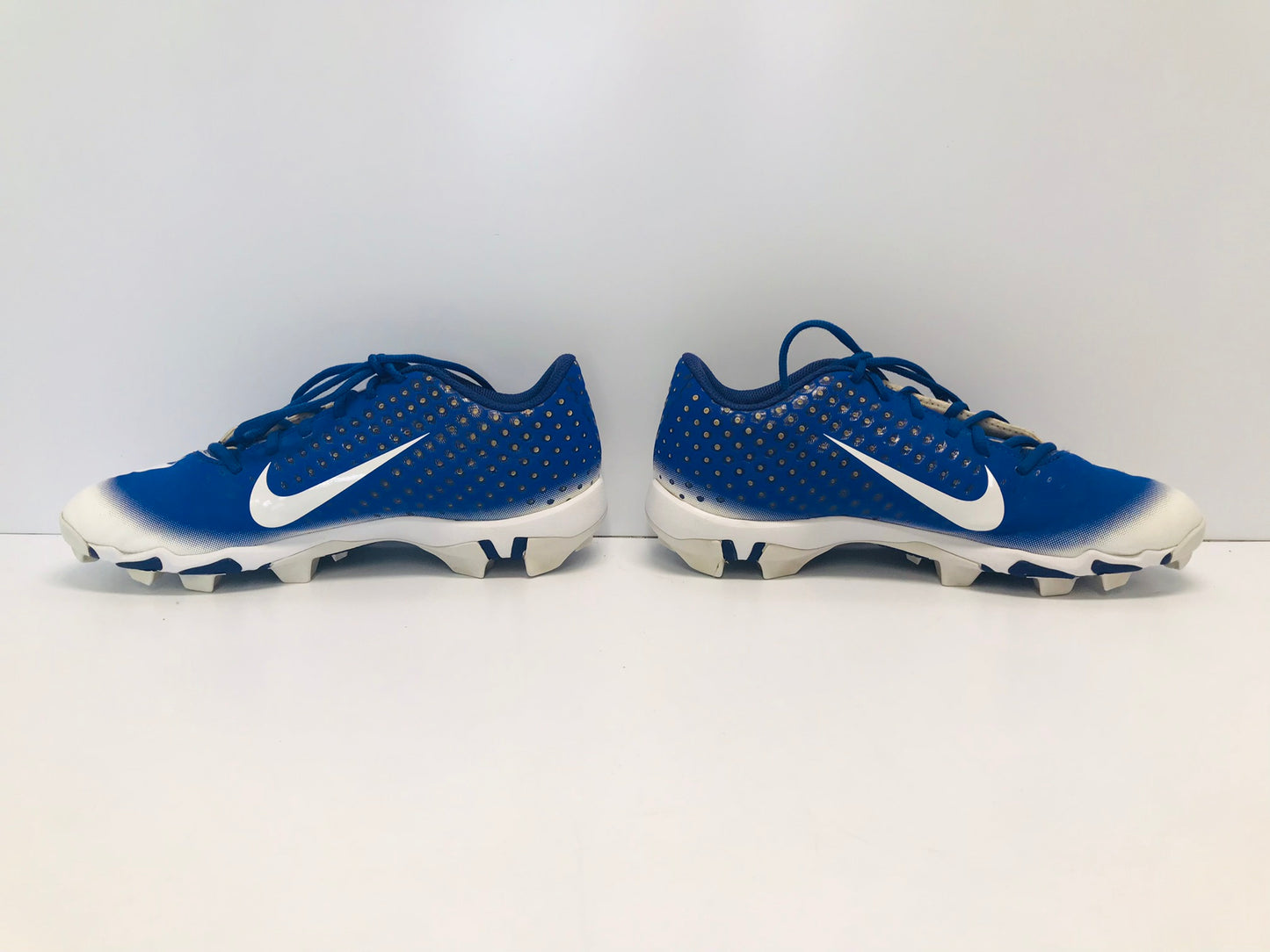 Baseball Shoes Cleats Men's Size 9 Nike Vapor Blue White Excellent