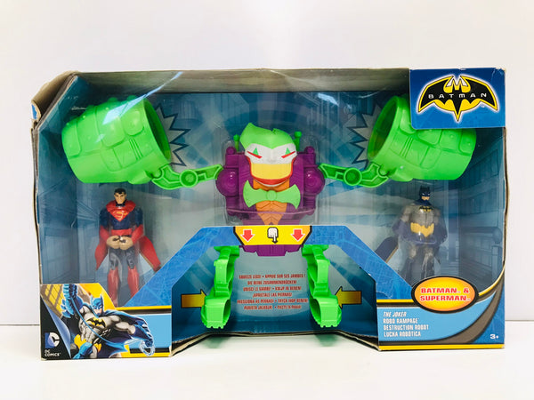 Batman And The Joker Robo Rampage Action Figure Set 2013 New In Box