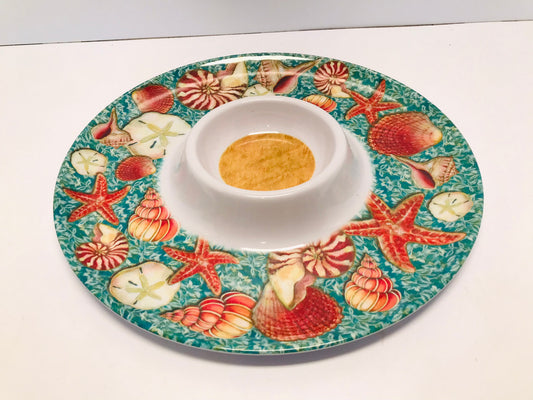 Camping Beach Party Tray 14 inch Melmae As New