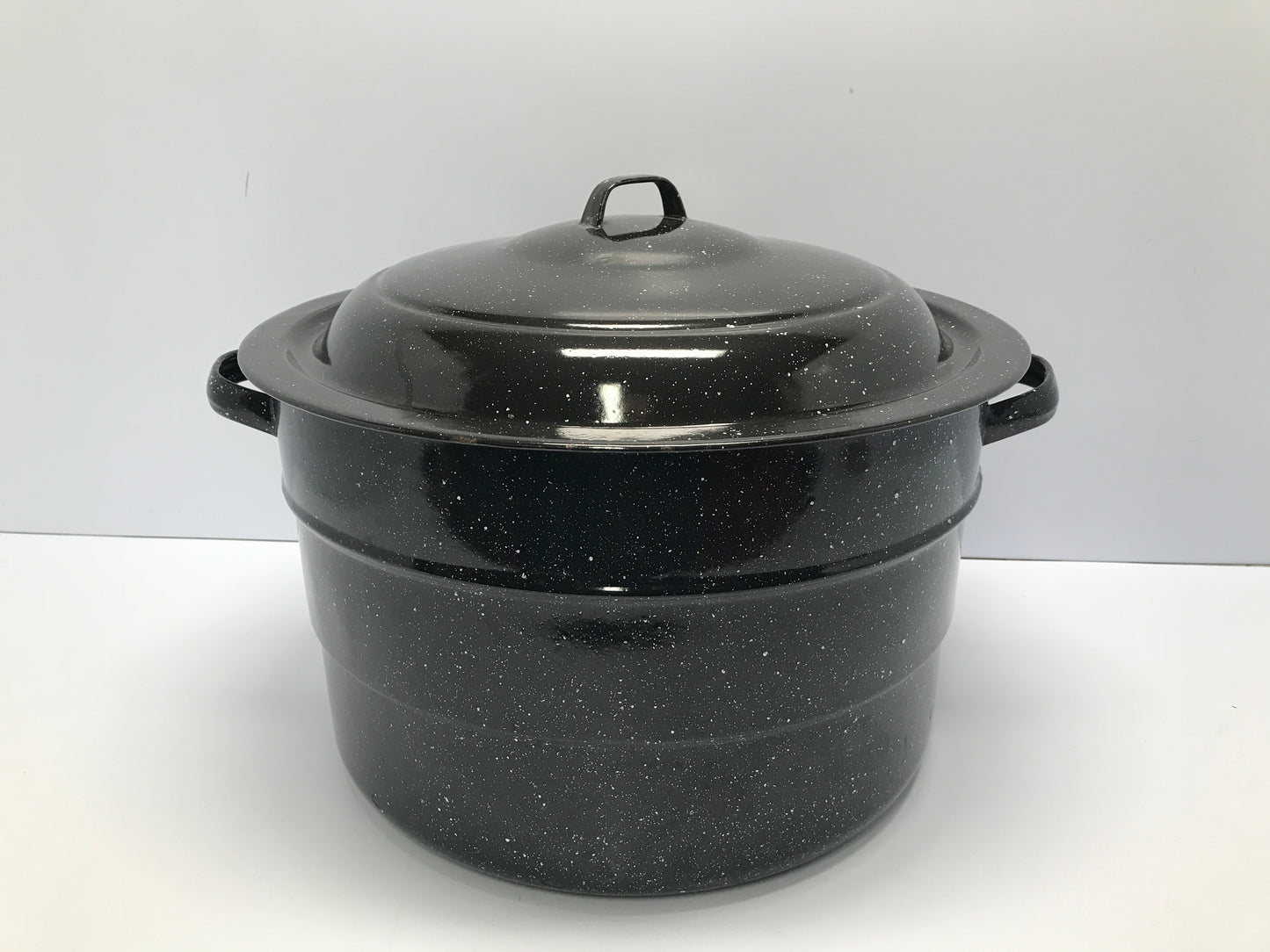 Camping Canning 21 Quart Granite Ware Canner Rack Tongs and Jar Funnel