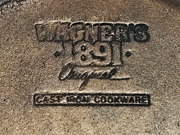 Camping Cast Iron Vintage Wagner's 1891 Original 10.5 inch Frying Fry Pan Outstanding Quality Made In USA