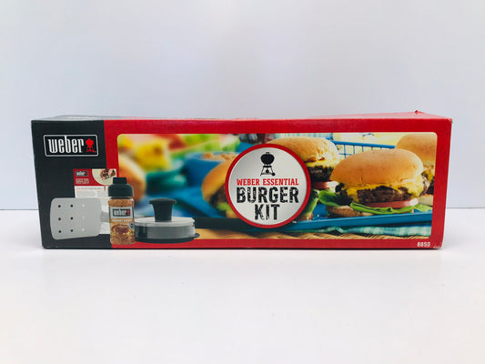 Camping RV Party Weber Barbeques Burger Kit New In Box