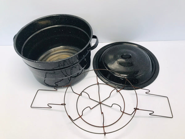 Canning Pot Enamelware Large 21 Quart Vintage