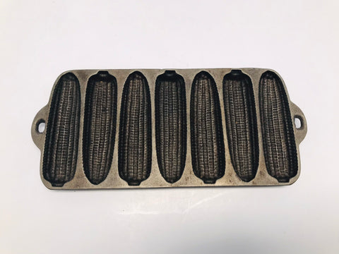 Cast Iron Cornbread Pan Camping Vintage 1960s Wagner Ware Imprinted Bottom Outstanding Quality RARE