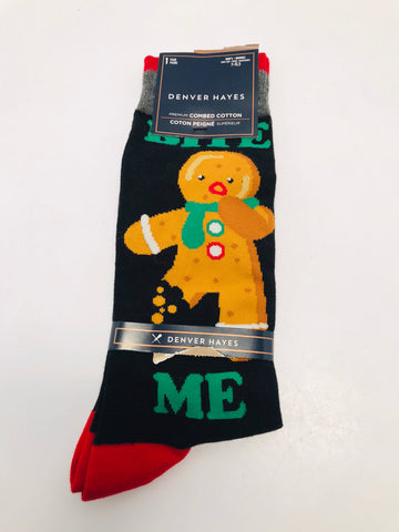 Christmas Gift For Dad New Bite Me Socks size 7-11.5 Shoe Size