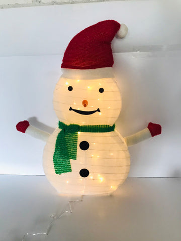 Christmas Outdoor Light Up 30 Inch Frosty Snowman Like New