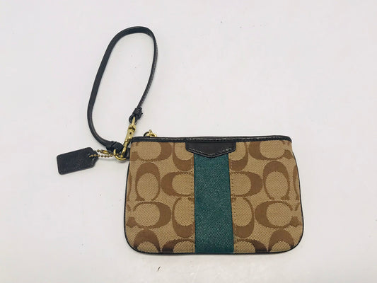 Coach Small Wallet Corner Zip Wristlet Like New