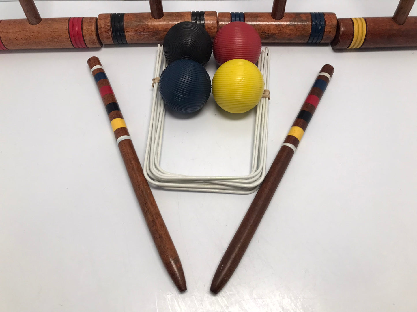 Croquet Outdoor Toys Game Complete Wooden Family Set