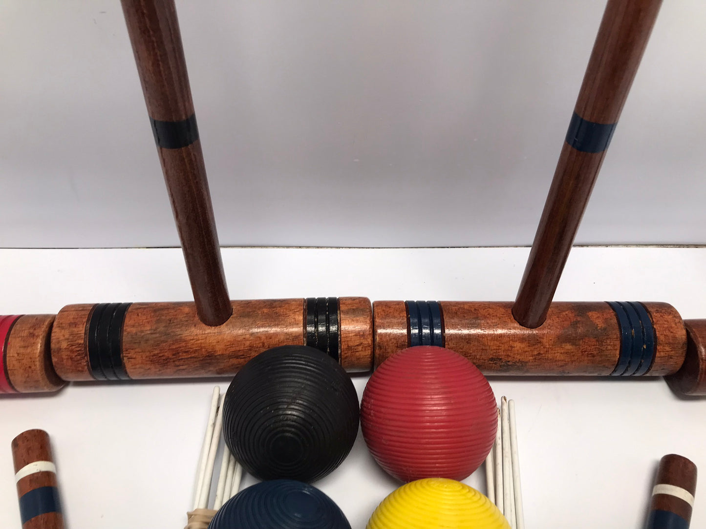 Croquet Outdoor Toys Game Complete Wooden Family Set