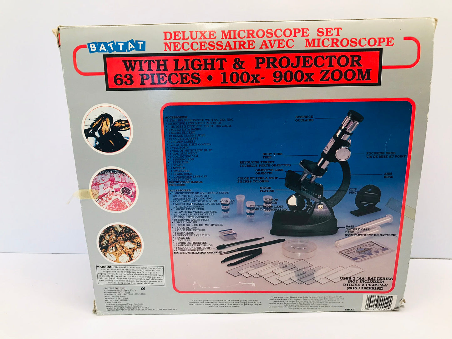 Deluxe Microscope Set Age 8 up Excellent