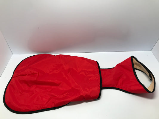 Dog Coat Large 24in Waterproof With Freezing Lining Red
