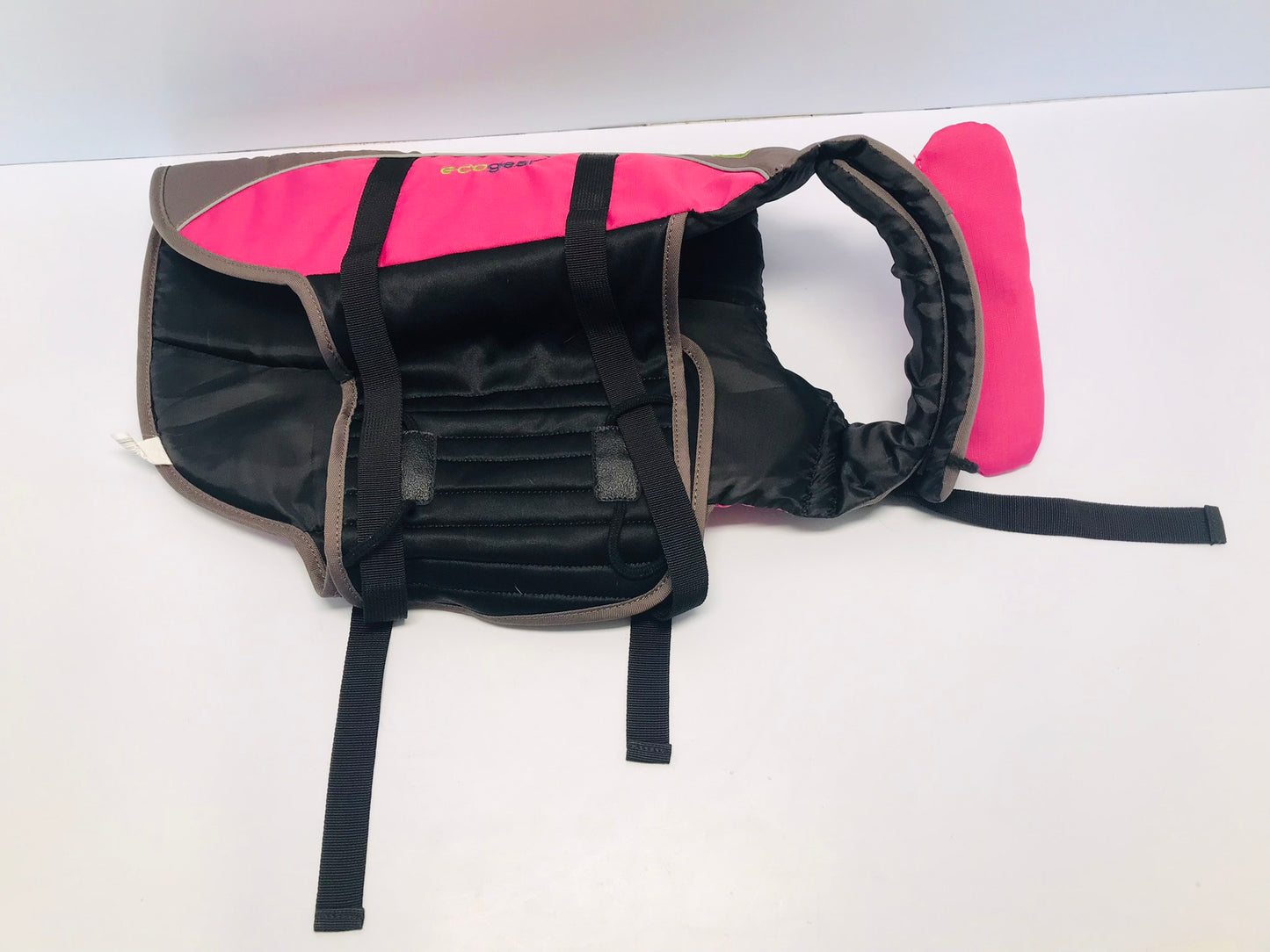 Dog Jacket Large 35-60 Pounds Ecogear Pink Grey Black Excellent