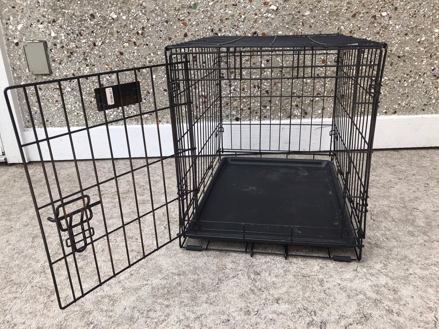 Dog Pet Puppy Kennel Crate Folding 24x12x17 Medium Up To 20 Pounds