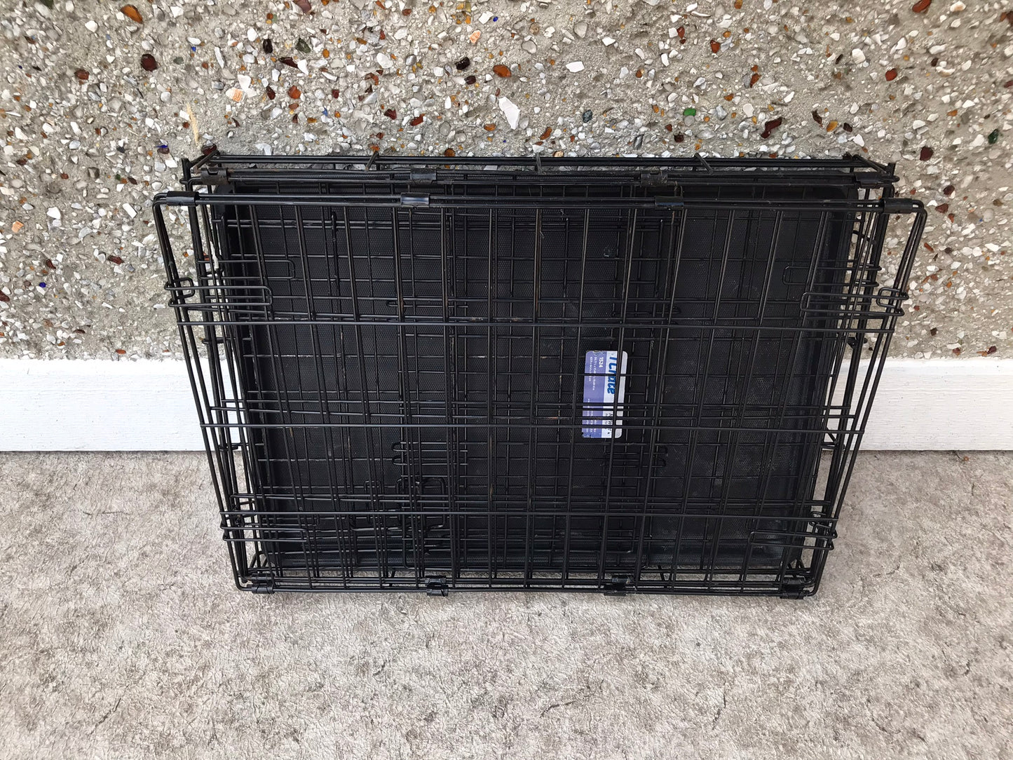 Dog Pet Puppy Kennel Crate Folding 24x12x17 Medium Up To 20 Pounds