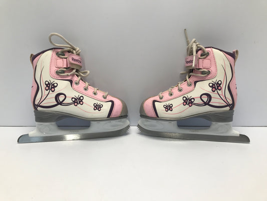 Figure Skates Child Size 12 Reebox Glitter Girl