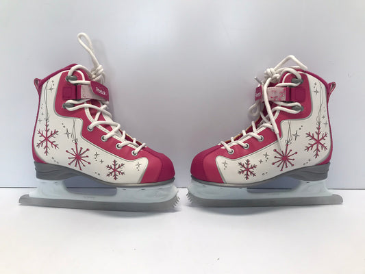 Figure Skates Child Size 3 Reebox Glitter Girl Pink Soft Skate New