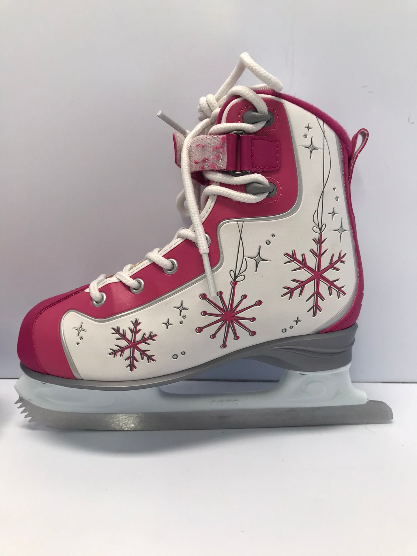 Figure Skates Child Size 3 Reebox Glitter Girl Pink Soft Skate New