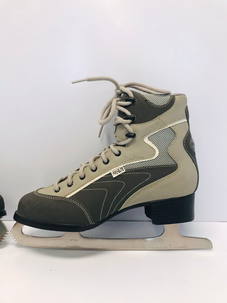 Figure Skates Ladies Size 7  Soft Skates Grey