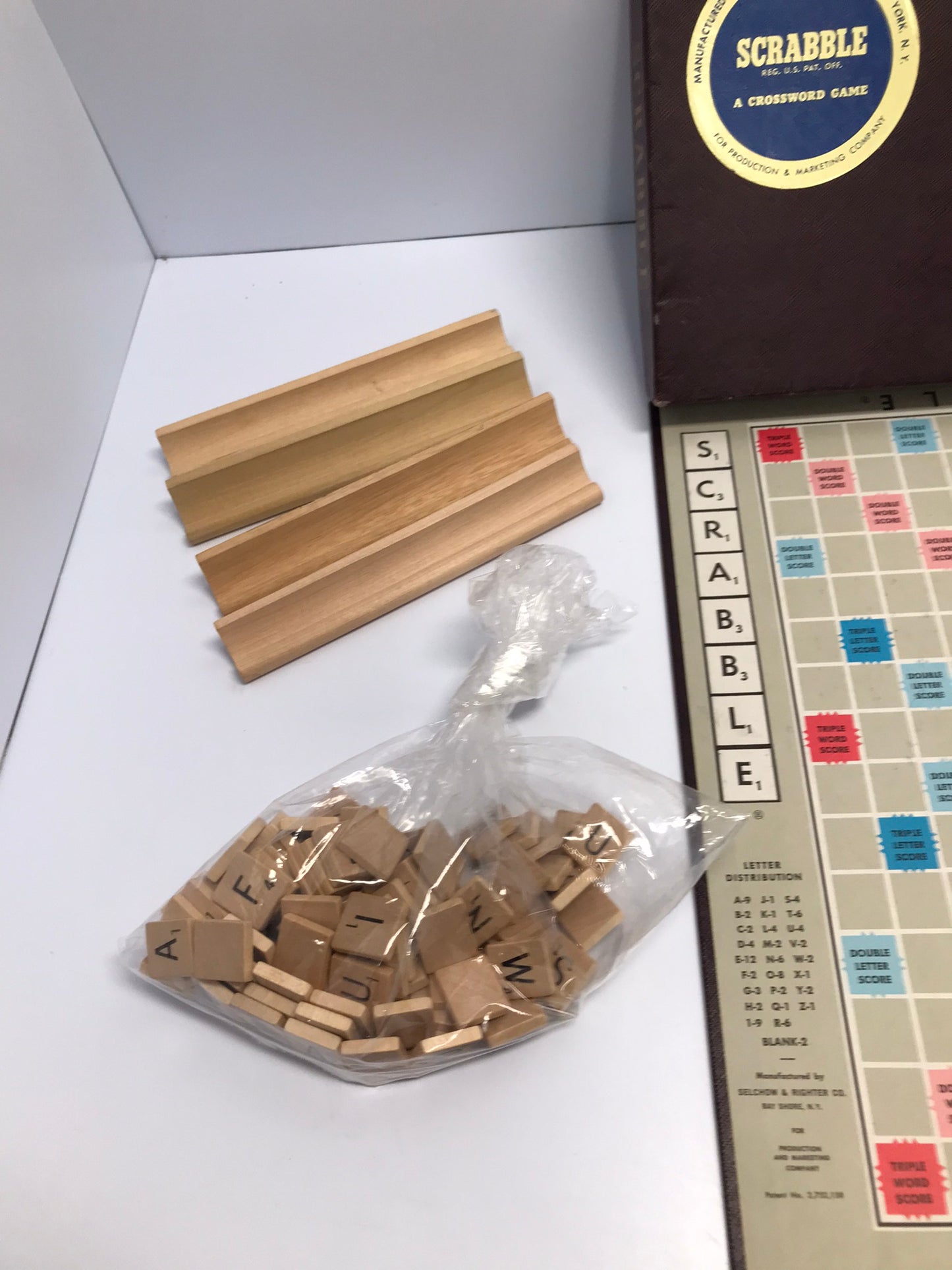 Game 1953 Scrabble Complete Board Game Vintage