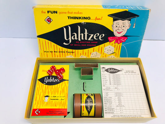 Game 1956 Yahtzee Vintage Rare
