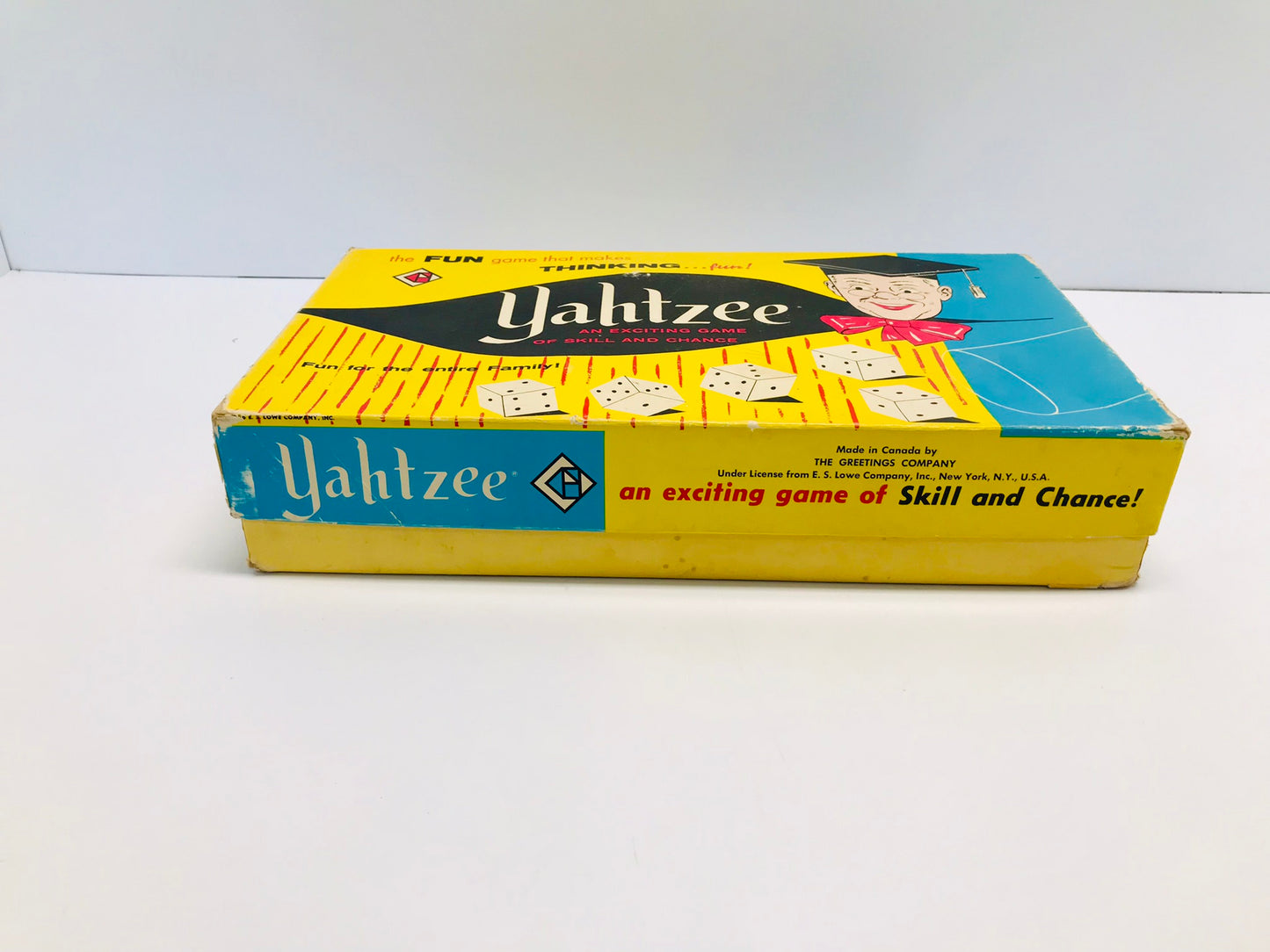Game 1956 Yahtzee Vintage Rare