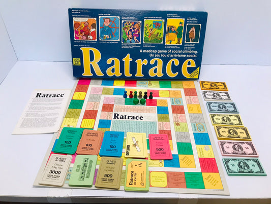 Game 1974 Rat Race Vintage House Of Board Games Waddington Complete Rare