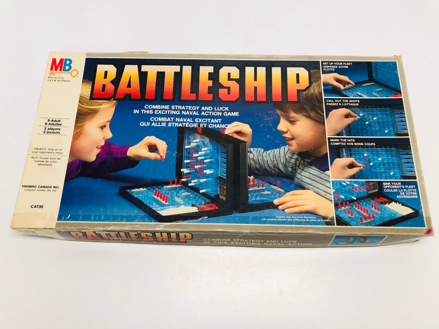 Game 1984 Battleship Milton Bradley Vintage Complete Excellent