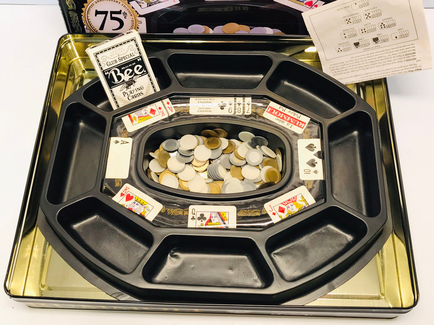 Game 75th Anniversery Edition Rummoli Tray Rare Tin Set