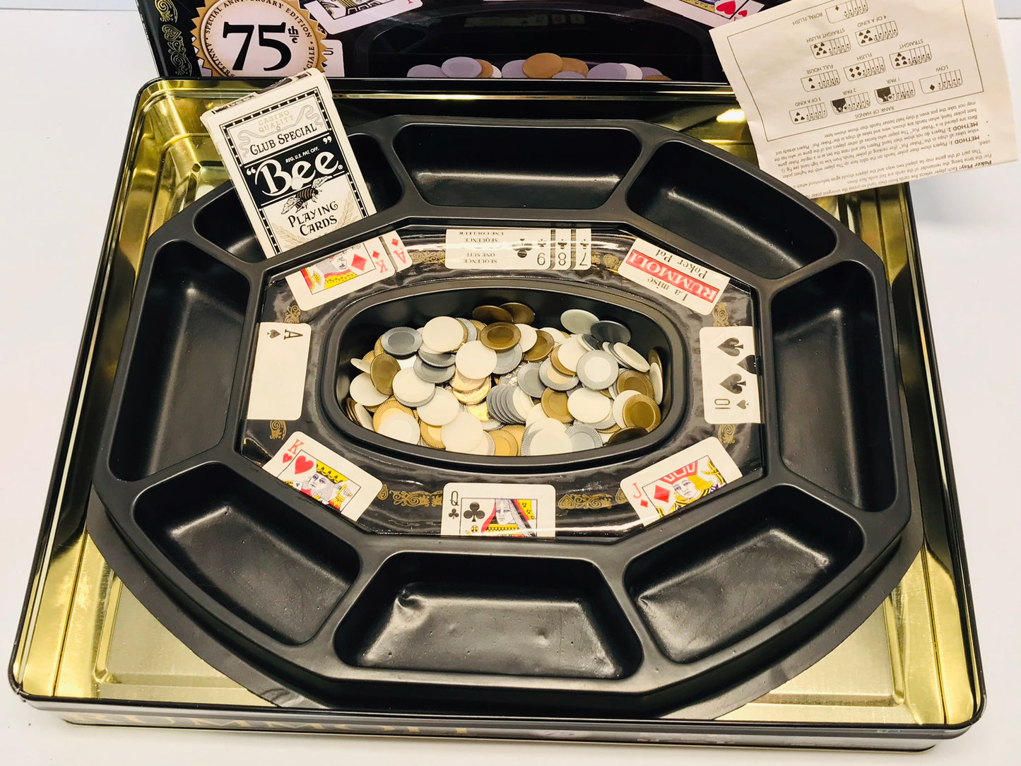 Game 75th Anniversery Edition Rummoli Tray Rare Tin Set