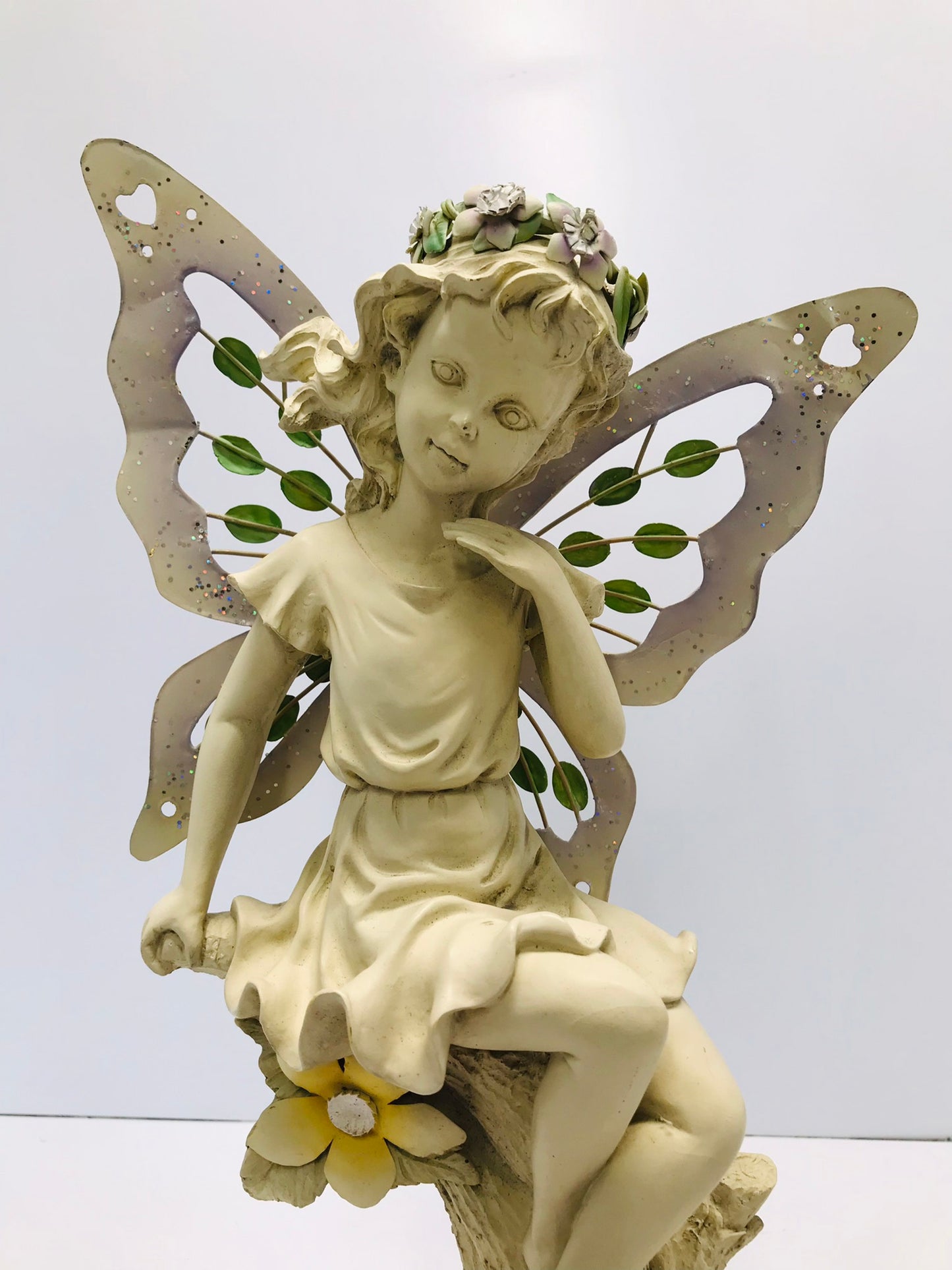 Garden Angel Butterly Wings 16 inch Poly Resin Very Cute