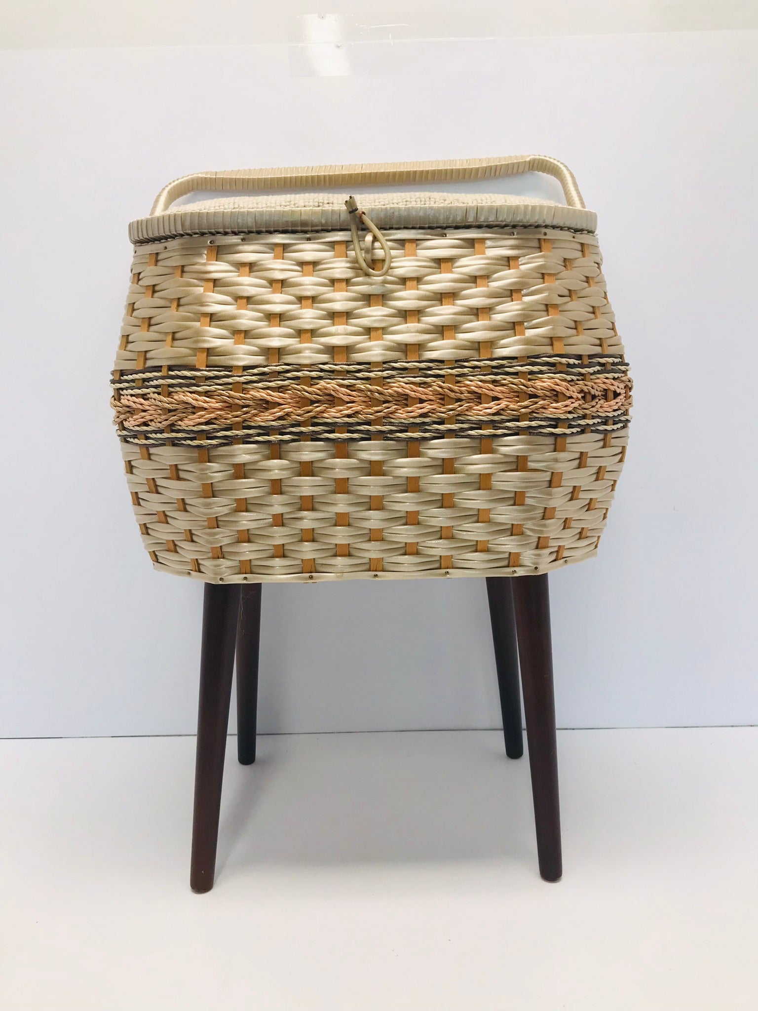Grandma s Old Sewing or knitting Vintage Eaton s 1960 s Basket 24x14x1 KidsStuffCanada