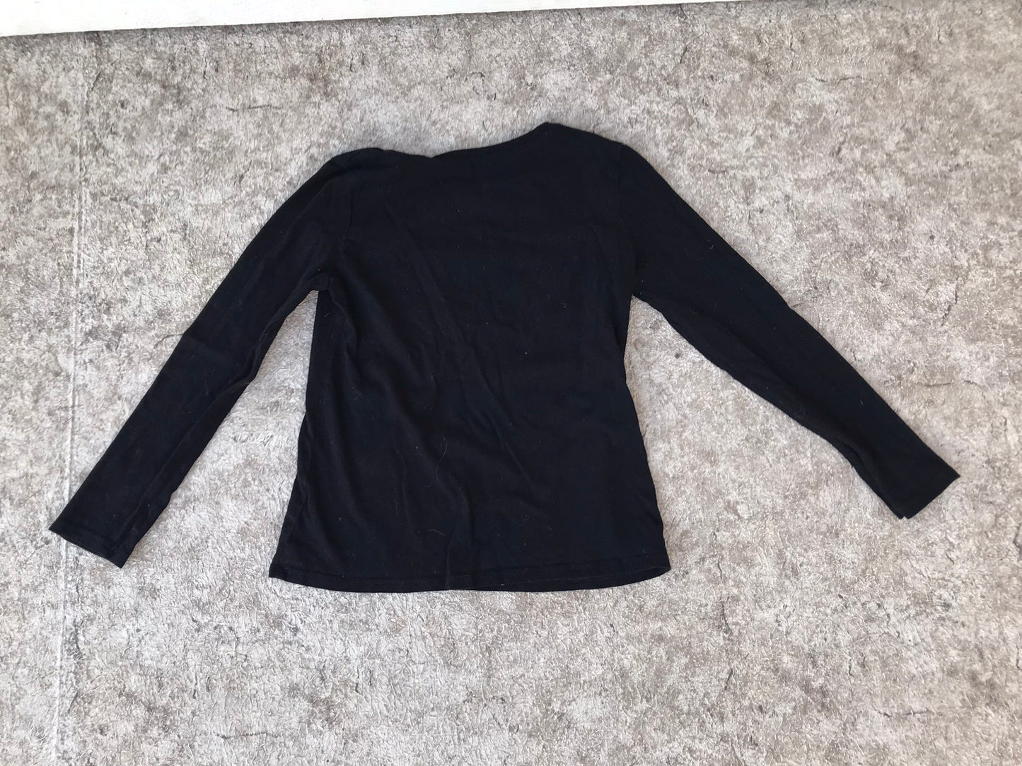 Halloween Child Size 7-8 Long Sleeve Fun Shirt Cotton Black