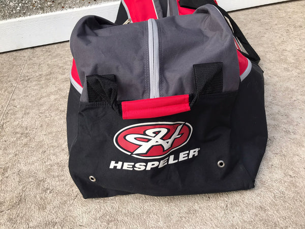 Hockey Bag Junior Size Hespeler Black Red Excellent